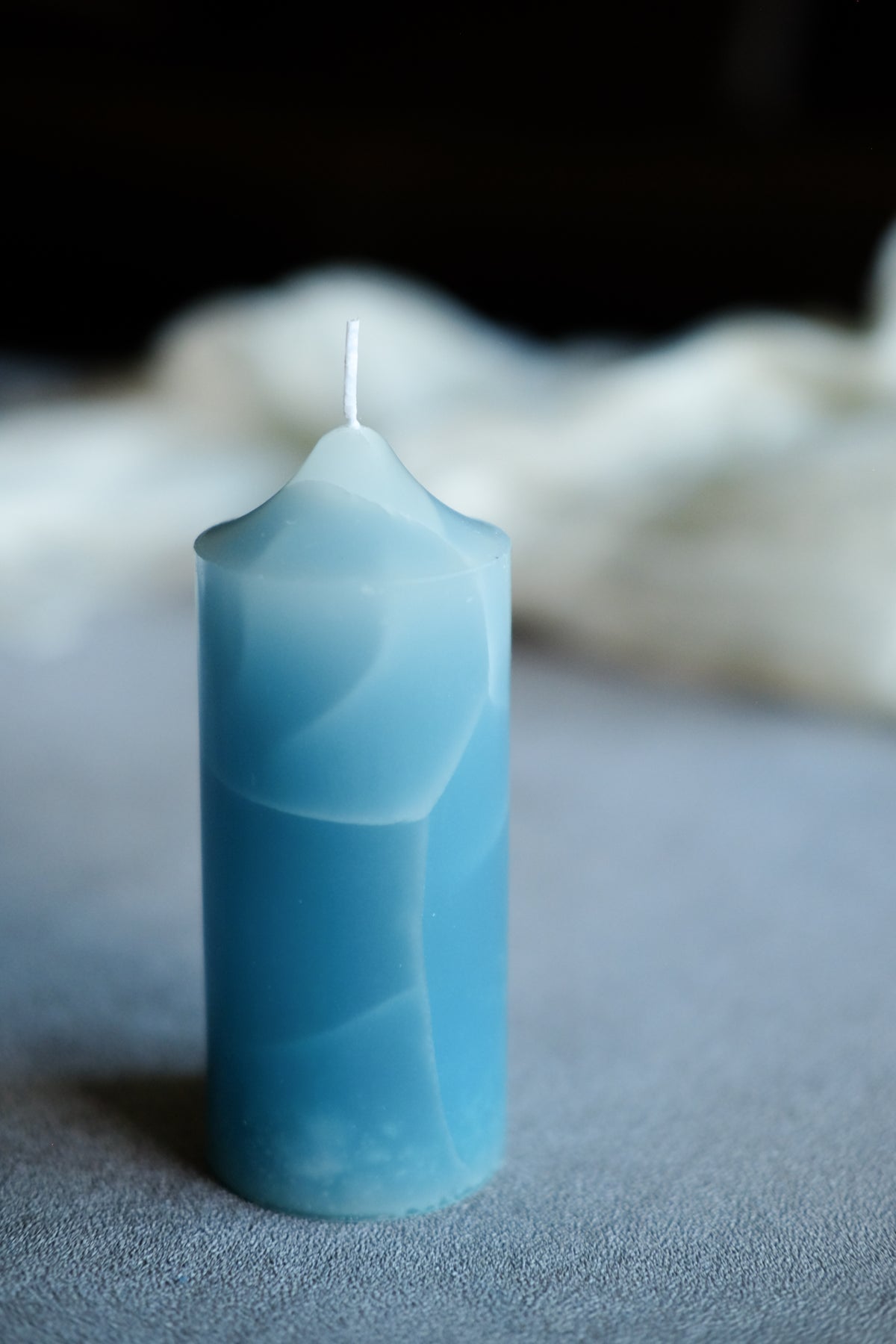 Cracked Ice Pillar Candle