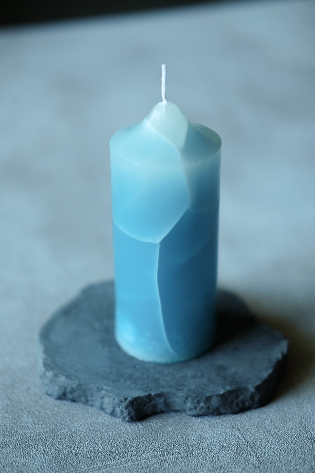 Cracked Ice Pillar Candle