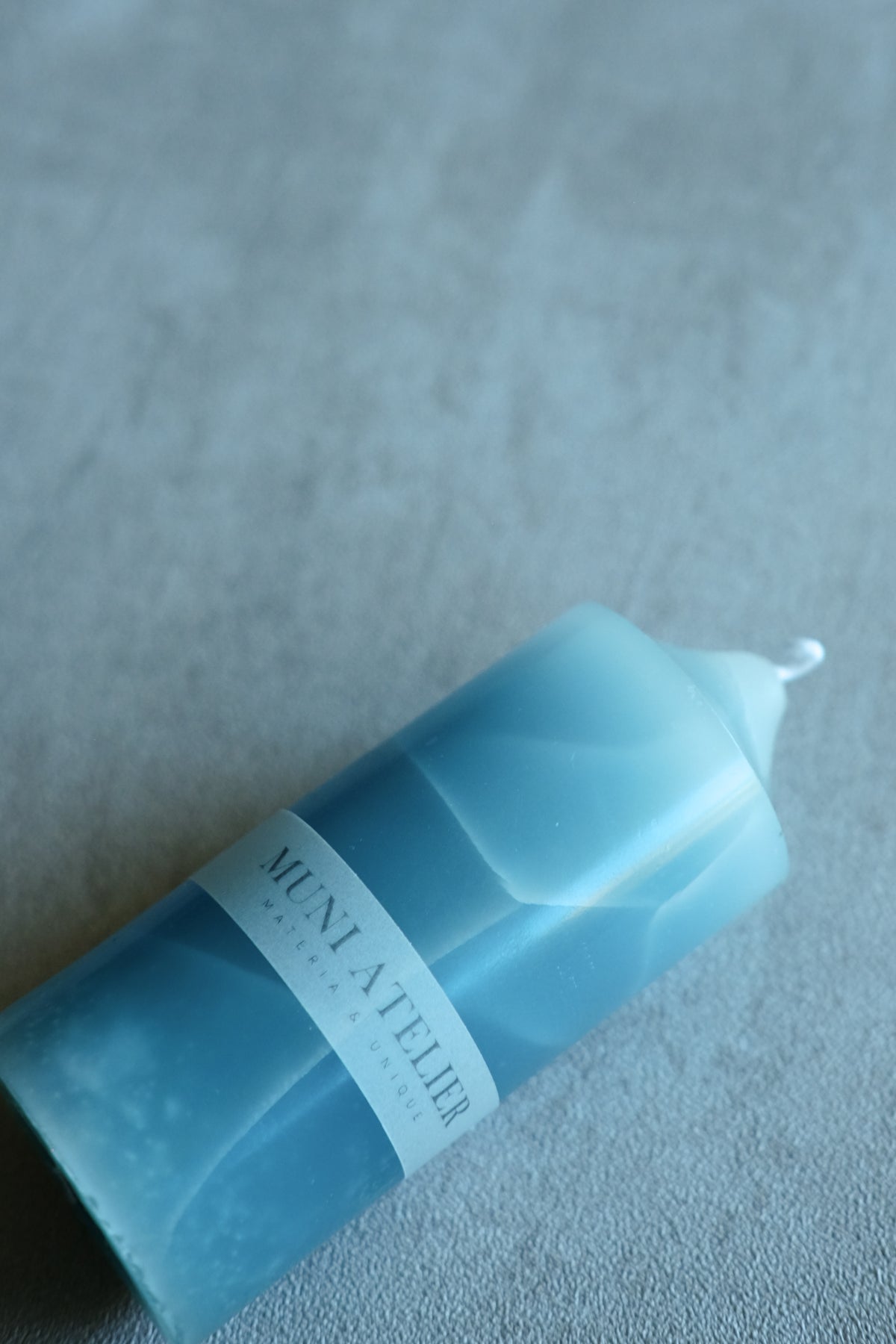 Cracked Ice Pillar Candle