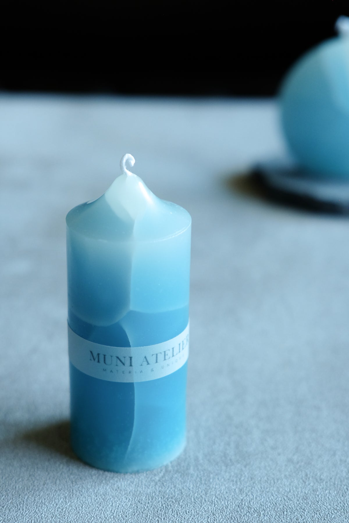 Cracked Ice Pillar Candle