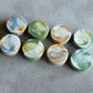 Collection of handcrafted marble-inspired artisan soap